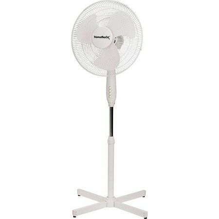 MANUFACTURERS DIRECT Oscillating Floor Fan, 120 V, 0.42 A, 90 Deg Sweep, 16 In Dia Blade, 3-Blade, Plastic Blade FS-40E
